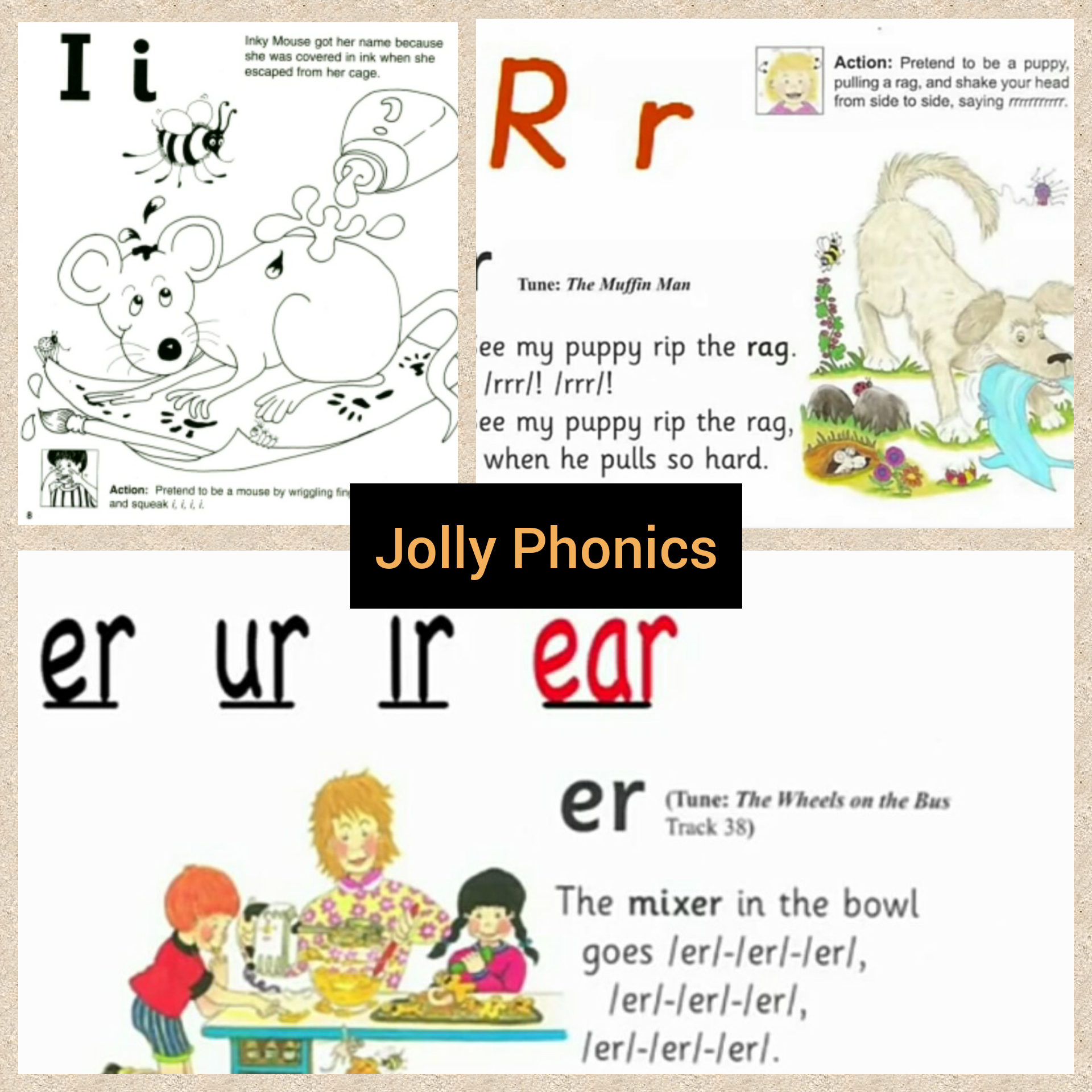 Phonics phonemes chart showing sounds used in English words